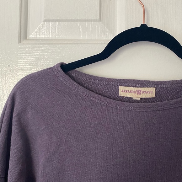 Layered style purple sweater altar’d state small - Picture 10 of 11